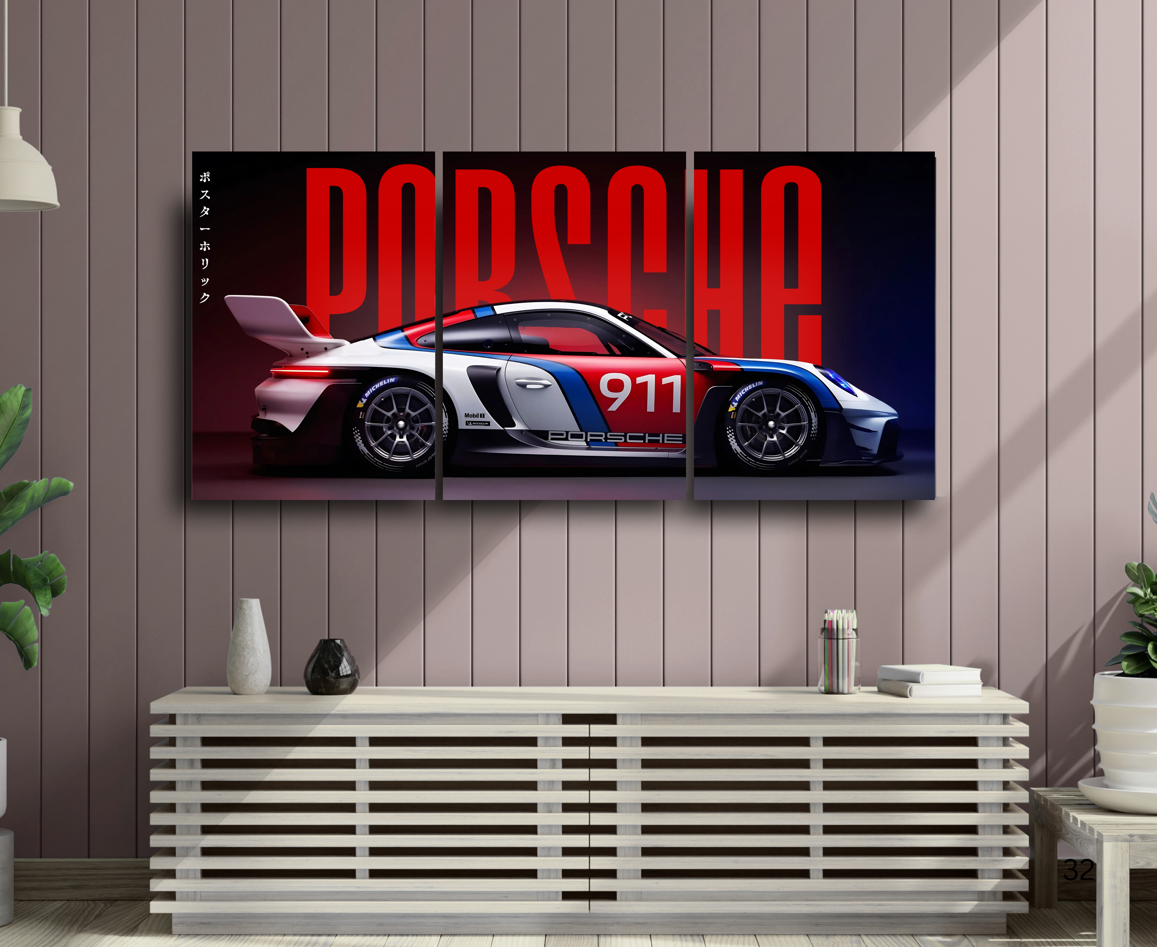 PORSCHE 911 | AESTHETIC | CAR LOVER | Car set | 3 Piece set