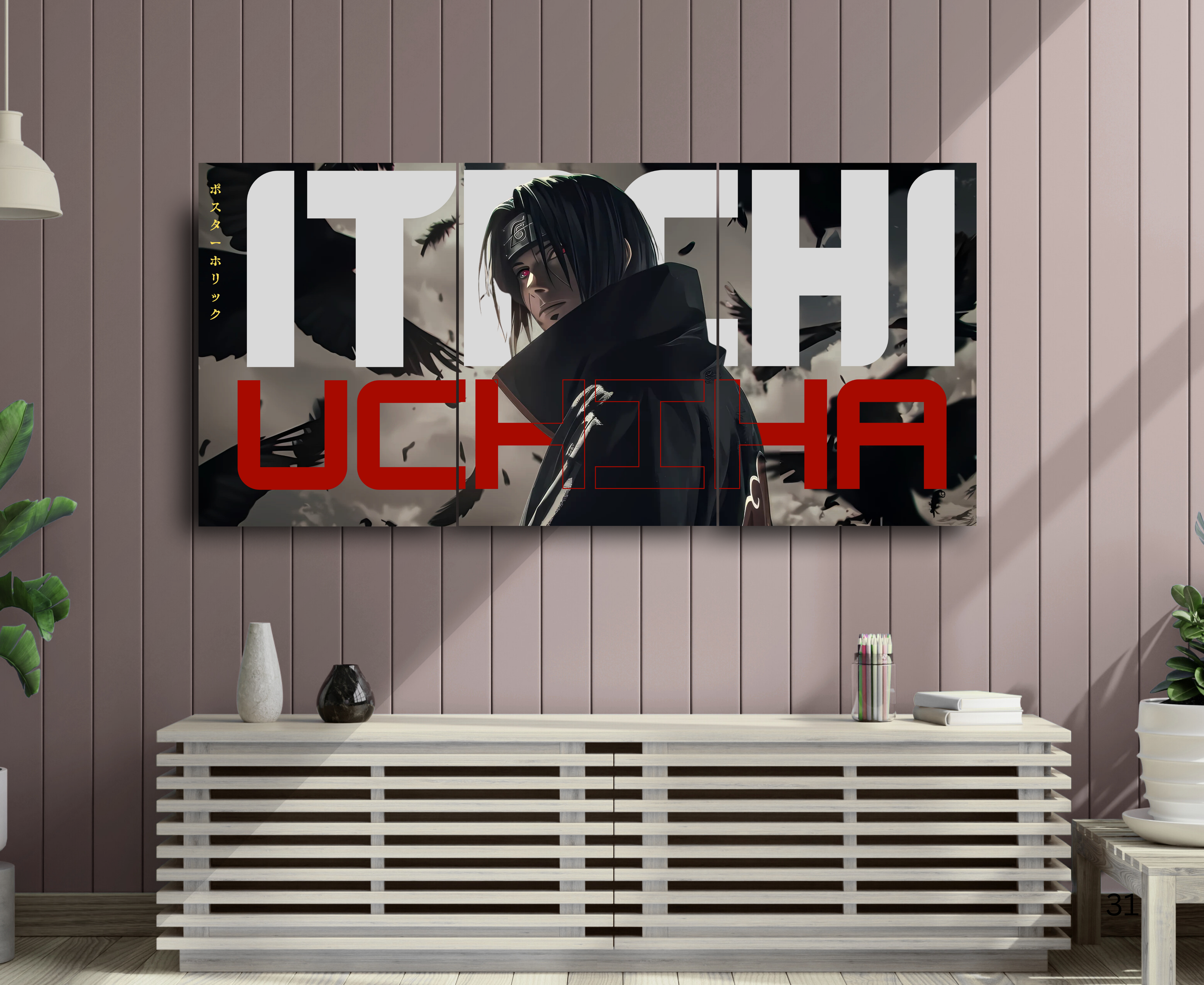 ITACHI UCHICHA | NARUTO ANIME | AESTHETIC | anime set | 3 piece set