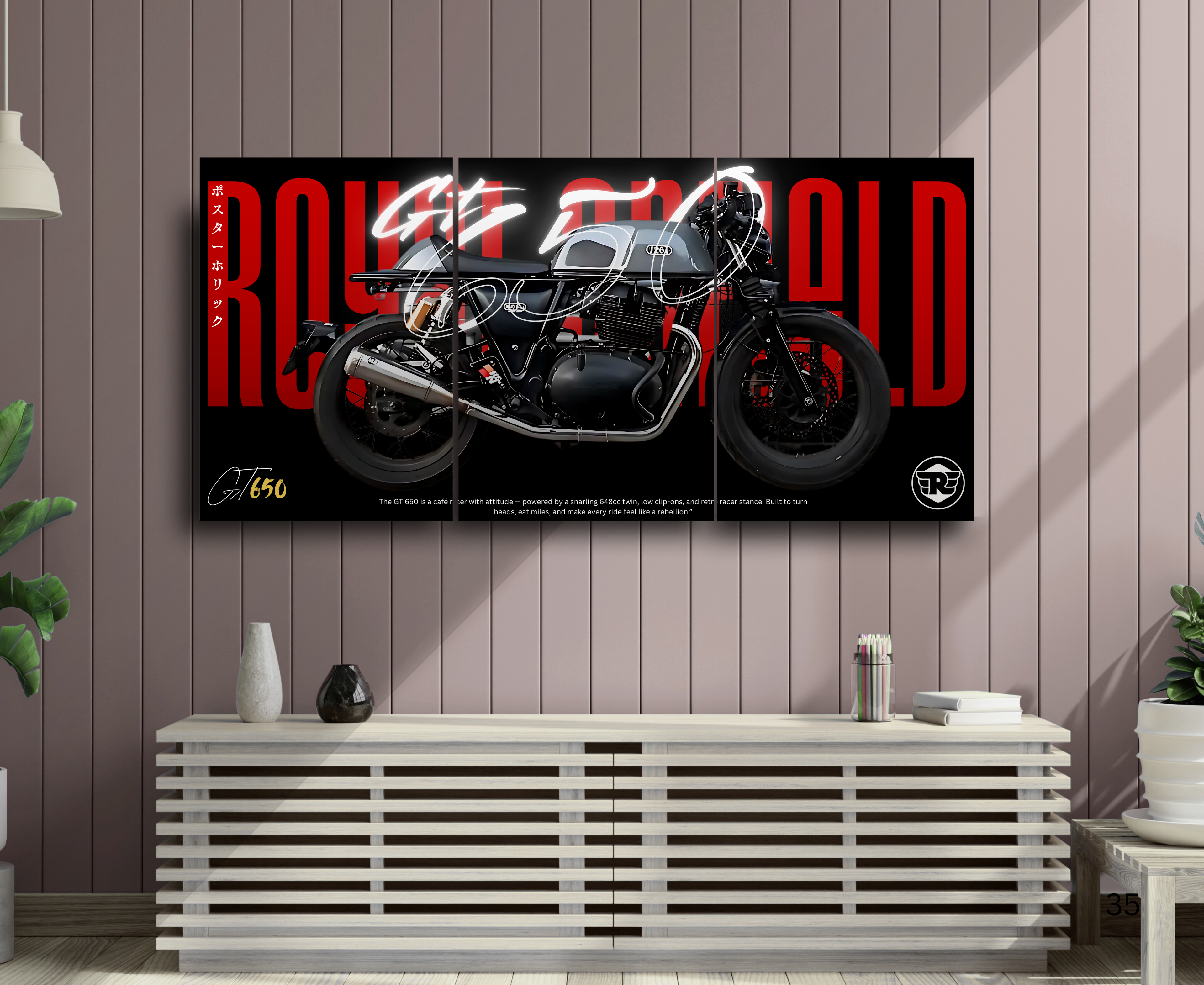 RE GT 650 | RAW POWER | AESTHETIC | Bike set | 3 piece set