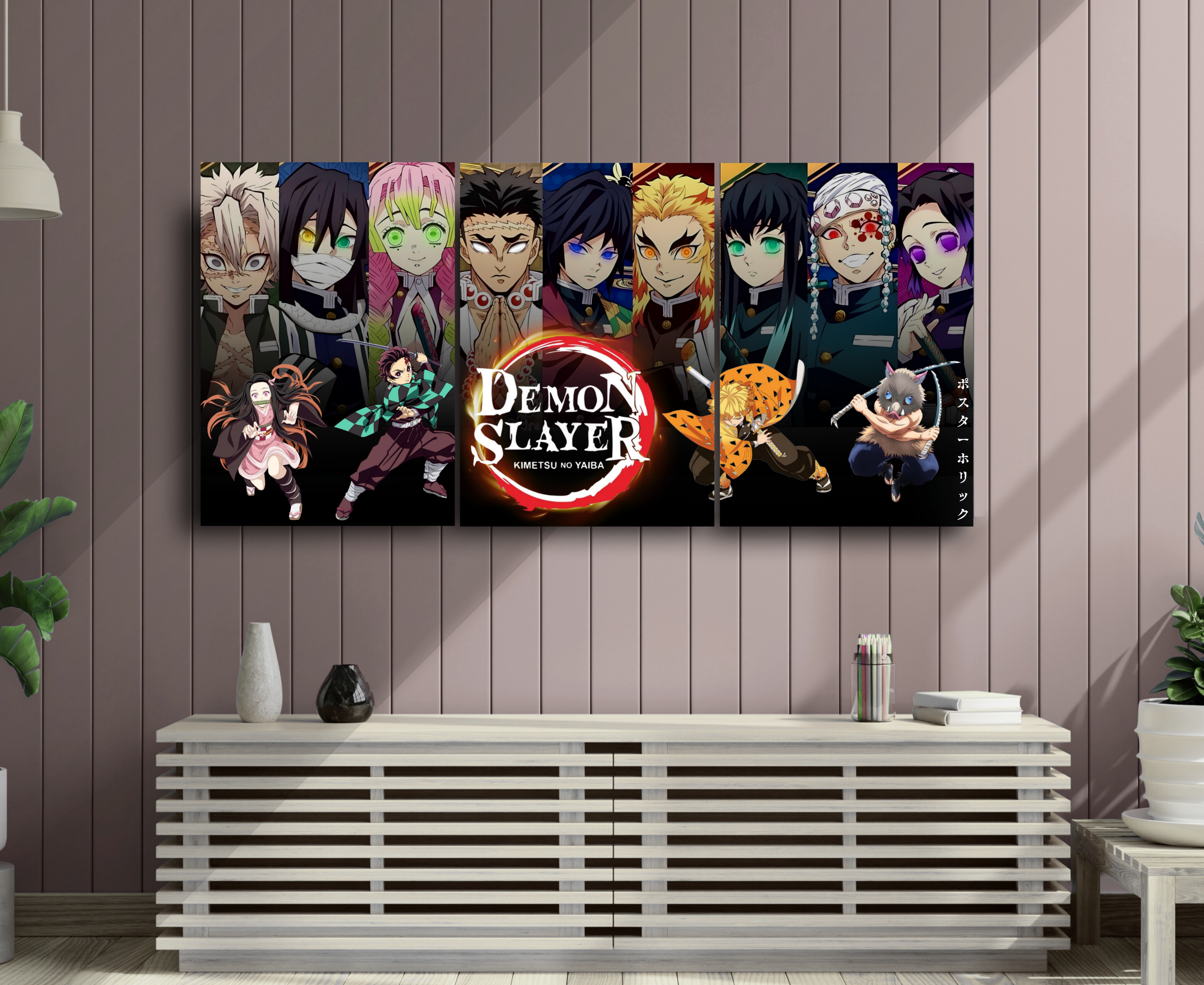 DEMON SLAYER | HASHIRAS | WALL POSTER |3 piece set